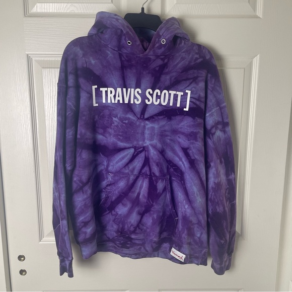 Diamond Supply Co. Tops - Diamond Supply Co. Purple Tie-Dye Sweatshirt